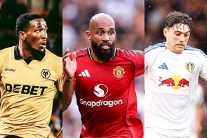 英超统计本赛季球员速度TOP10：狼队查舒亚创造历史第3快纪录