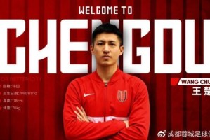 蓉城官宣王楚加盟：以成都制造之名为成都足球发光